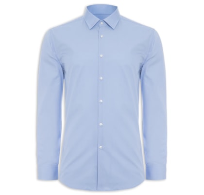 Camisa Social Masculina Kenno - Azul