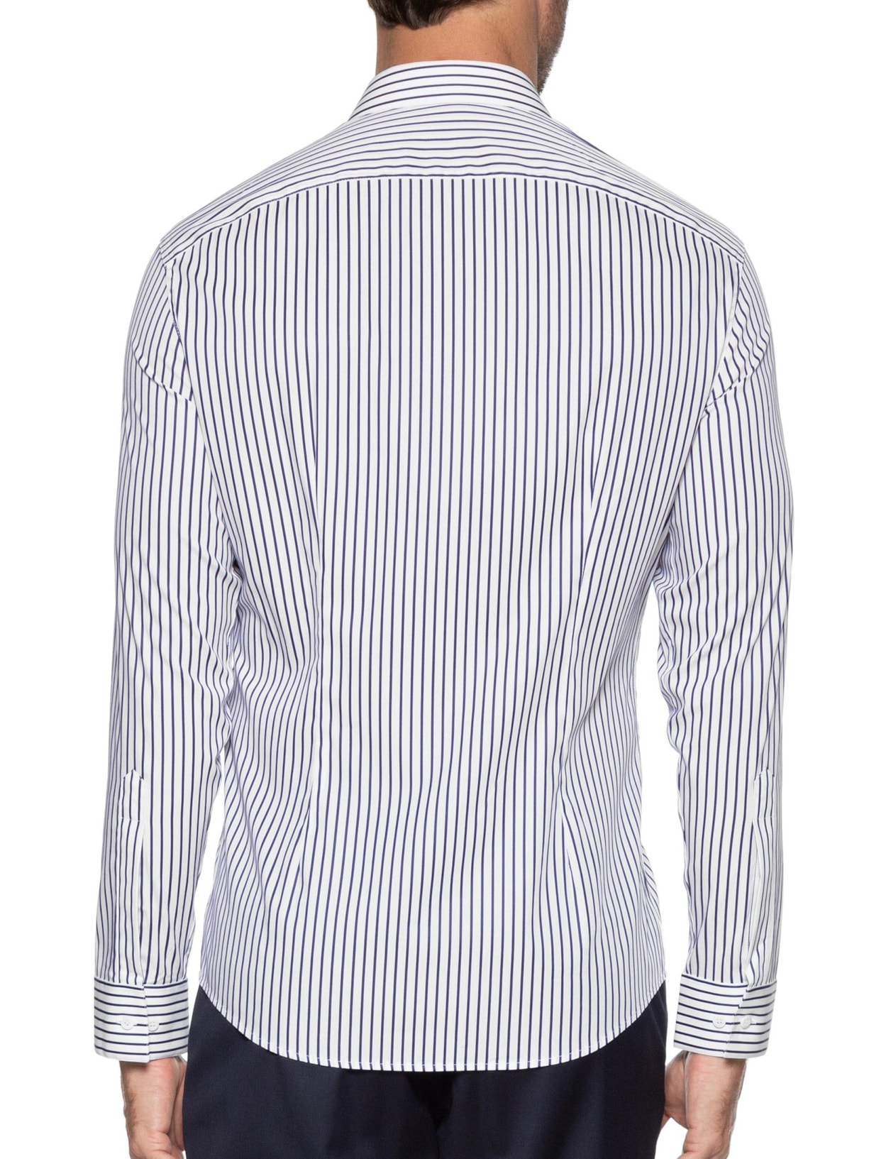 Camisa Social Masculina Lyvia Slim Fit Branco Ricardo Almeida