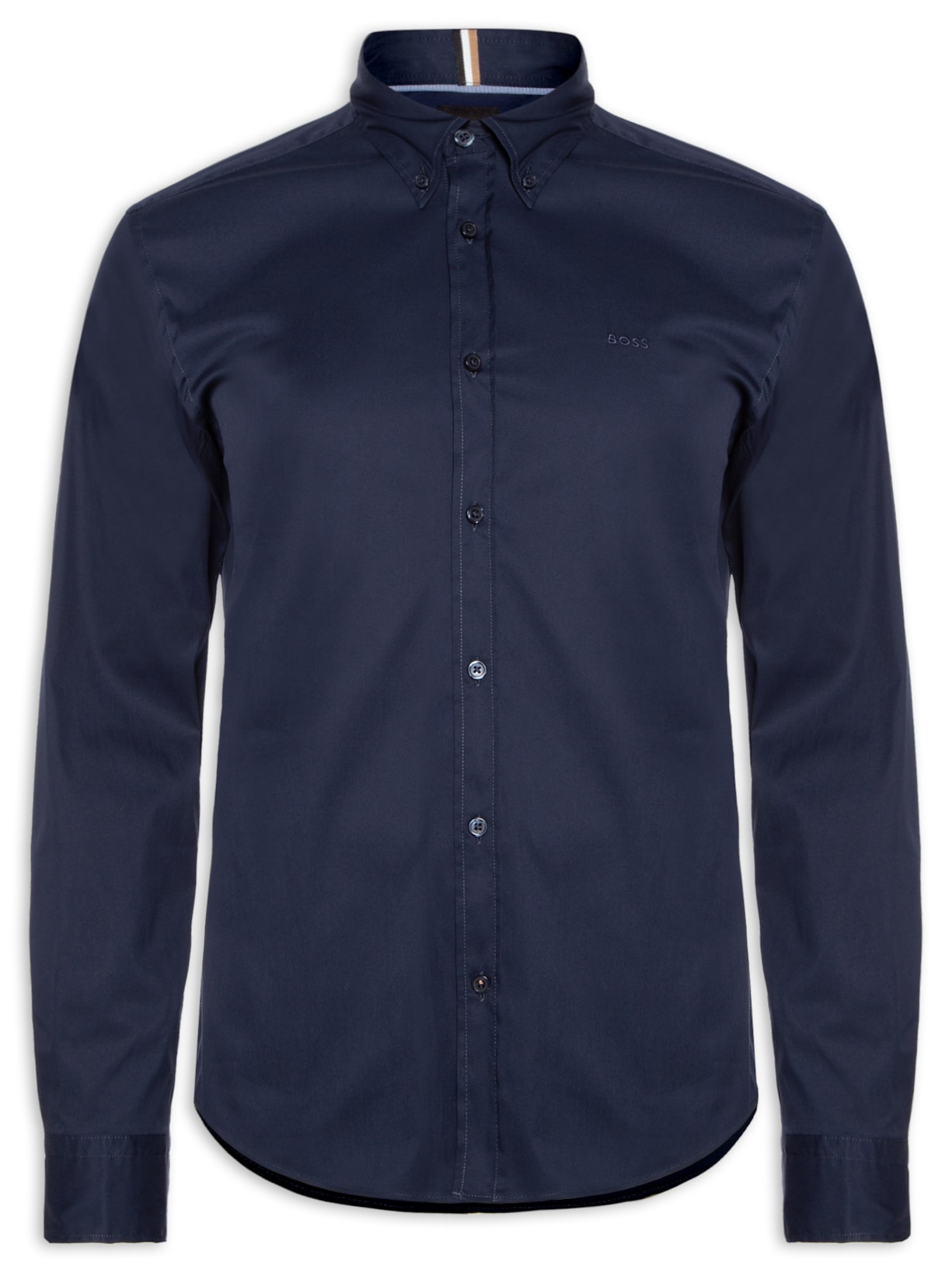 Camisa Social Masculina Manga Longa H-liam - Azul