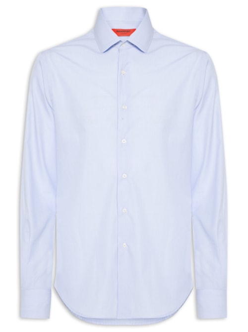 Camisa Social Masculina Premium Tricoline 100/2 - Azul