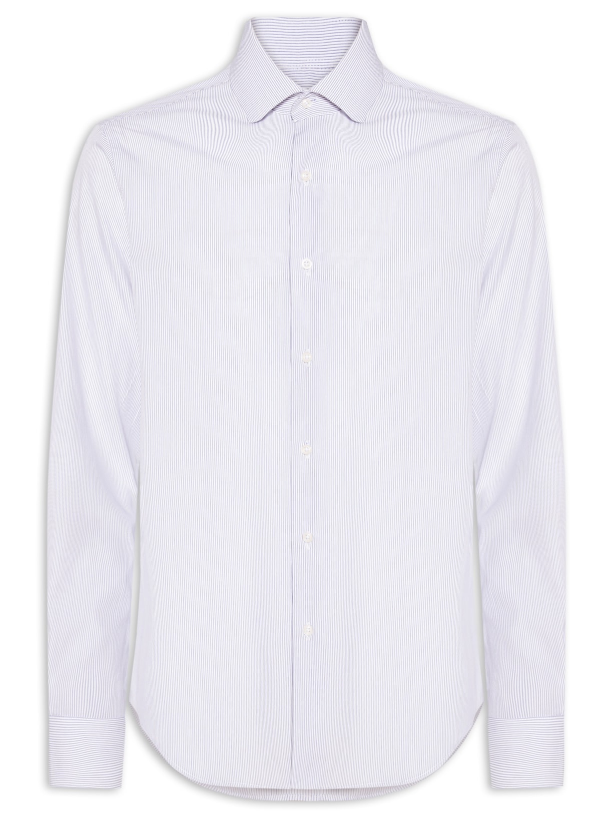 Camisa Social Masculina Premium Tricoline 100/2 Branco Paramount Alfaiataria