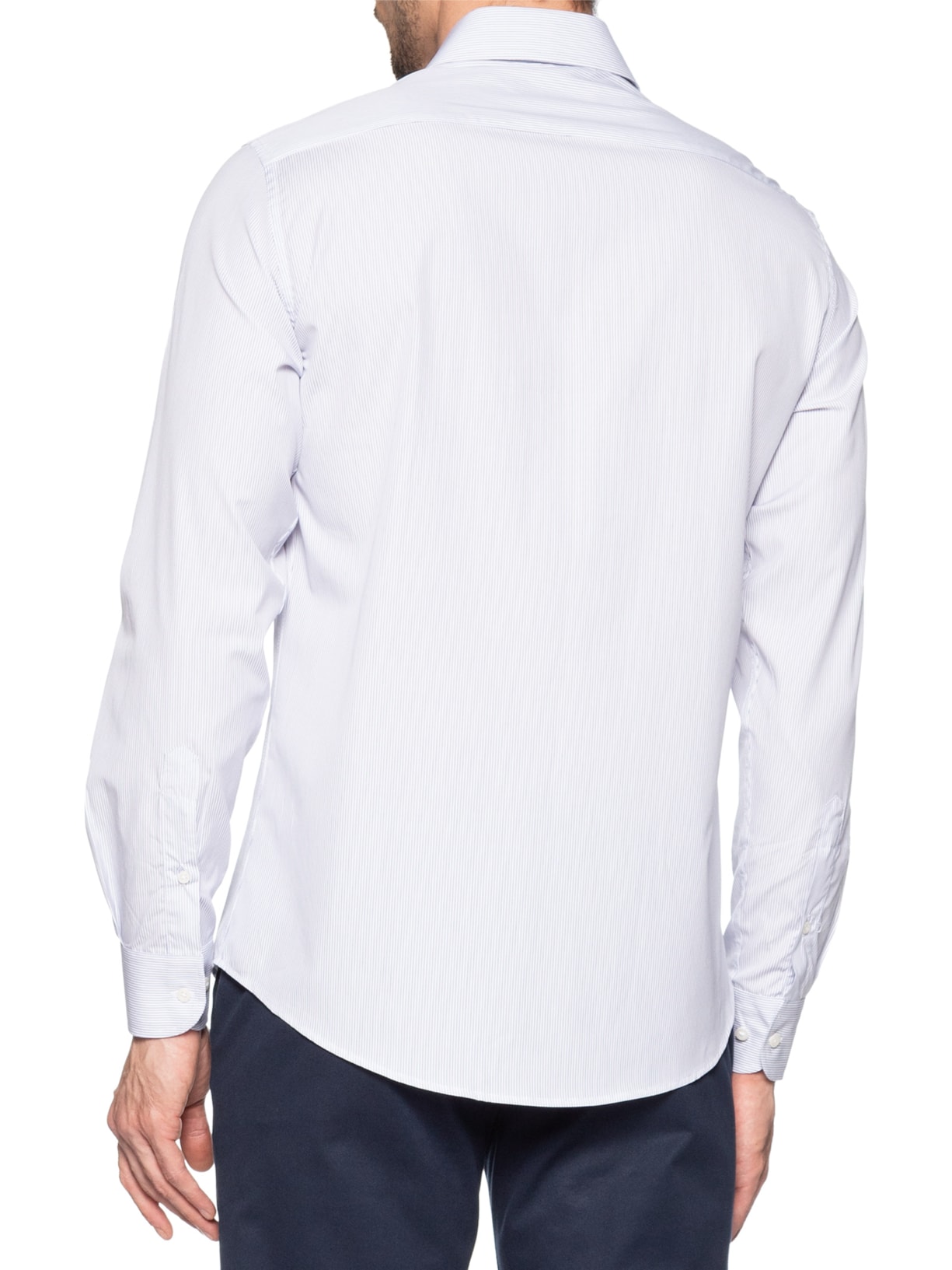 Camisa Social Masculina Premium Tricoline 100/2 Branco Paramount Alfaiataria
