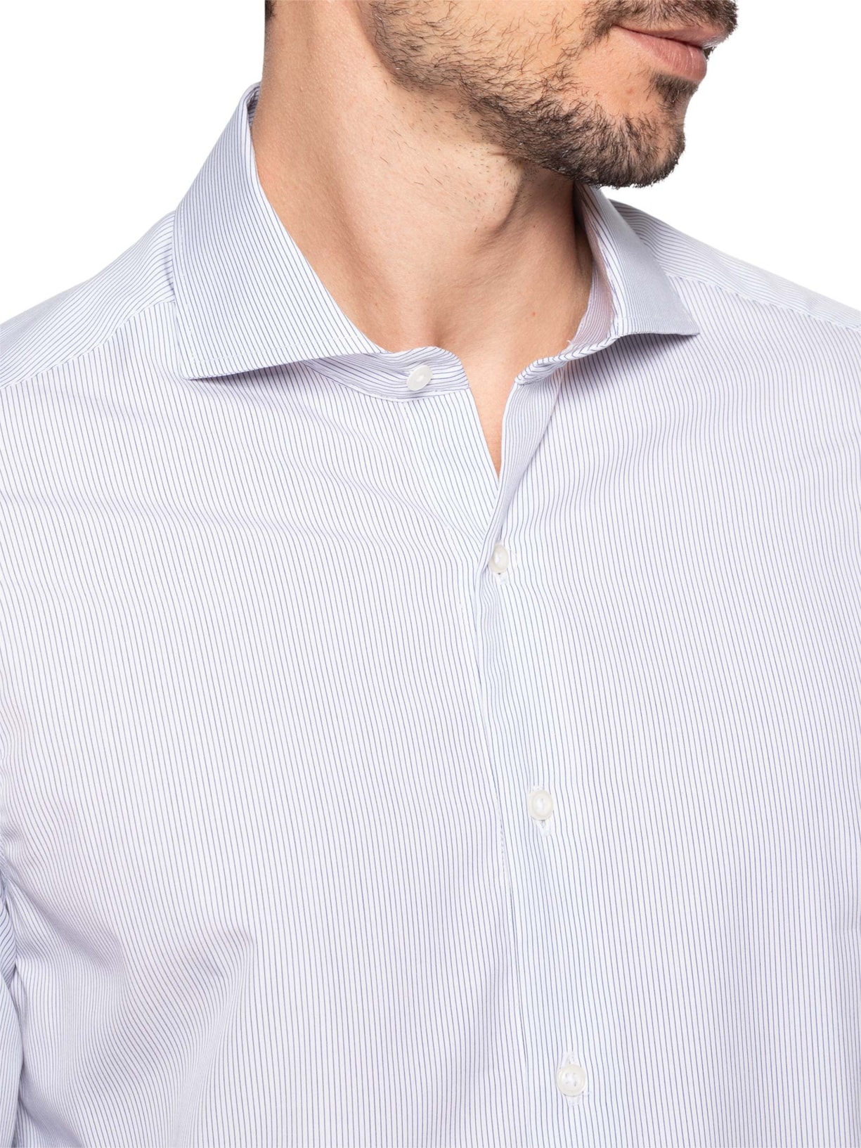 Camisa Social Masculina Premium Tricoline 100/2 Branco Paramount Alfaiataria
