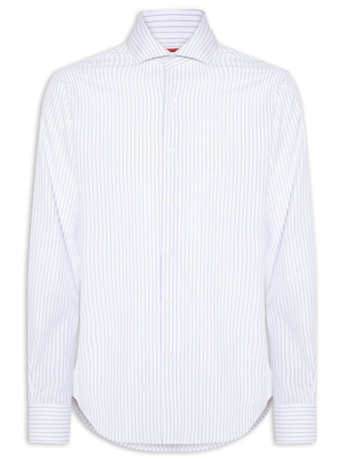 Camisa Social Masculina Premiun Tricoline 100/2 - Branco