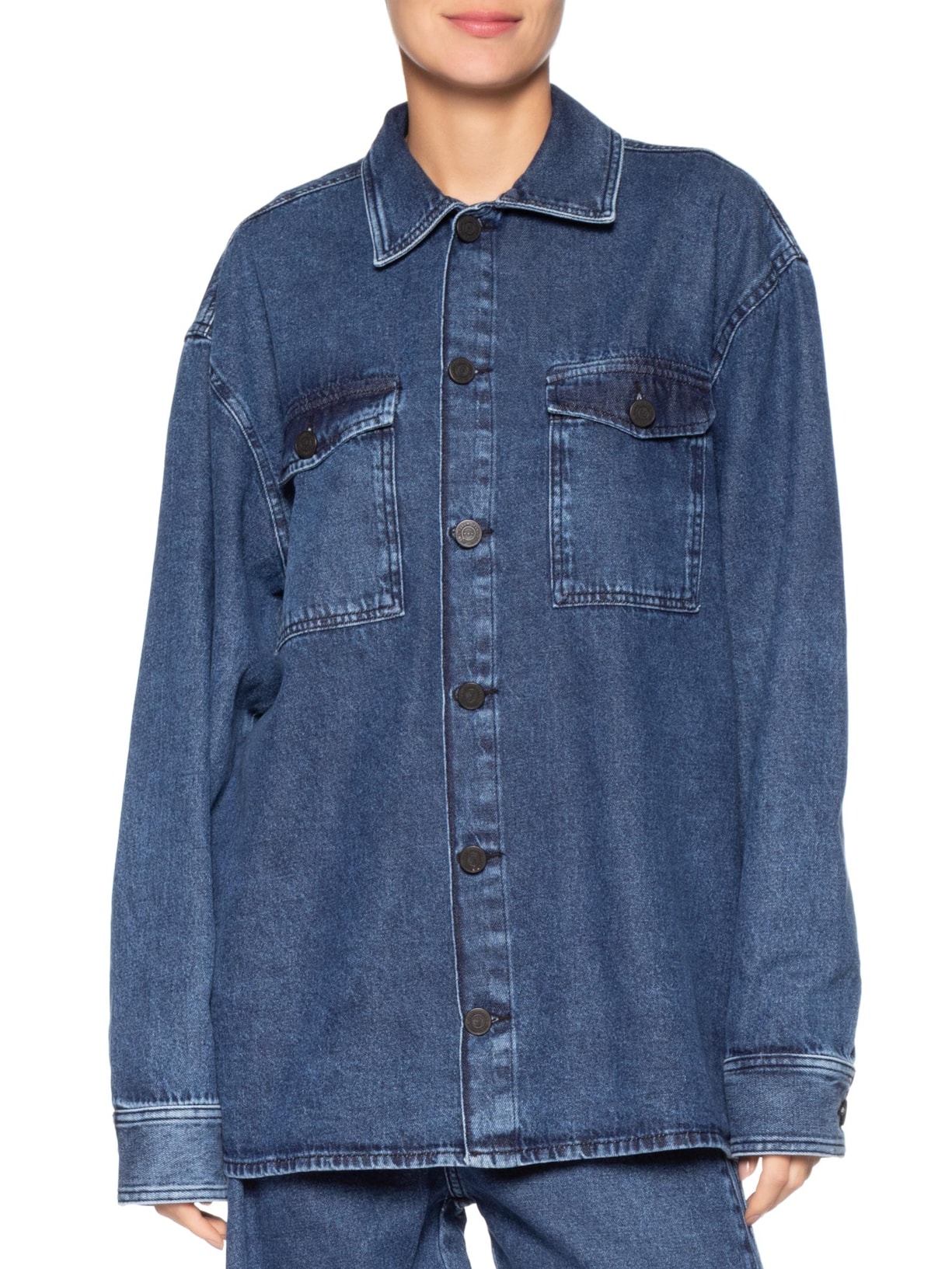 Camisa Unissex Jeans Azul Forum + Adidas