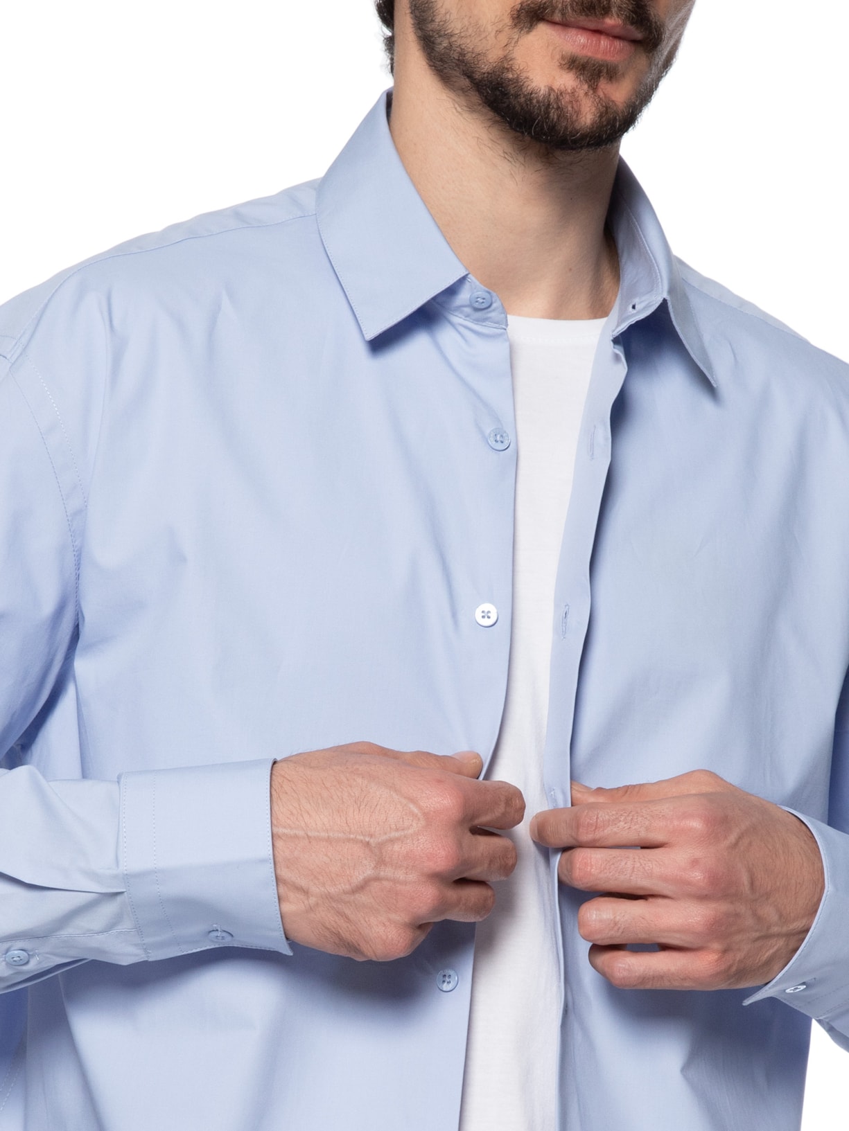 Camisa Unissex Oversized Busan Azul Cohí