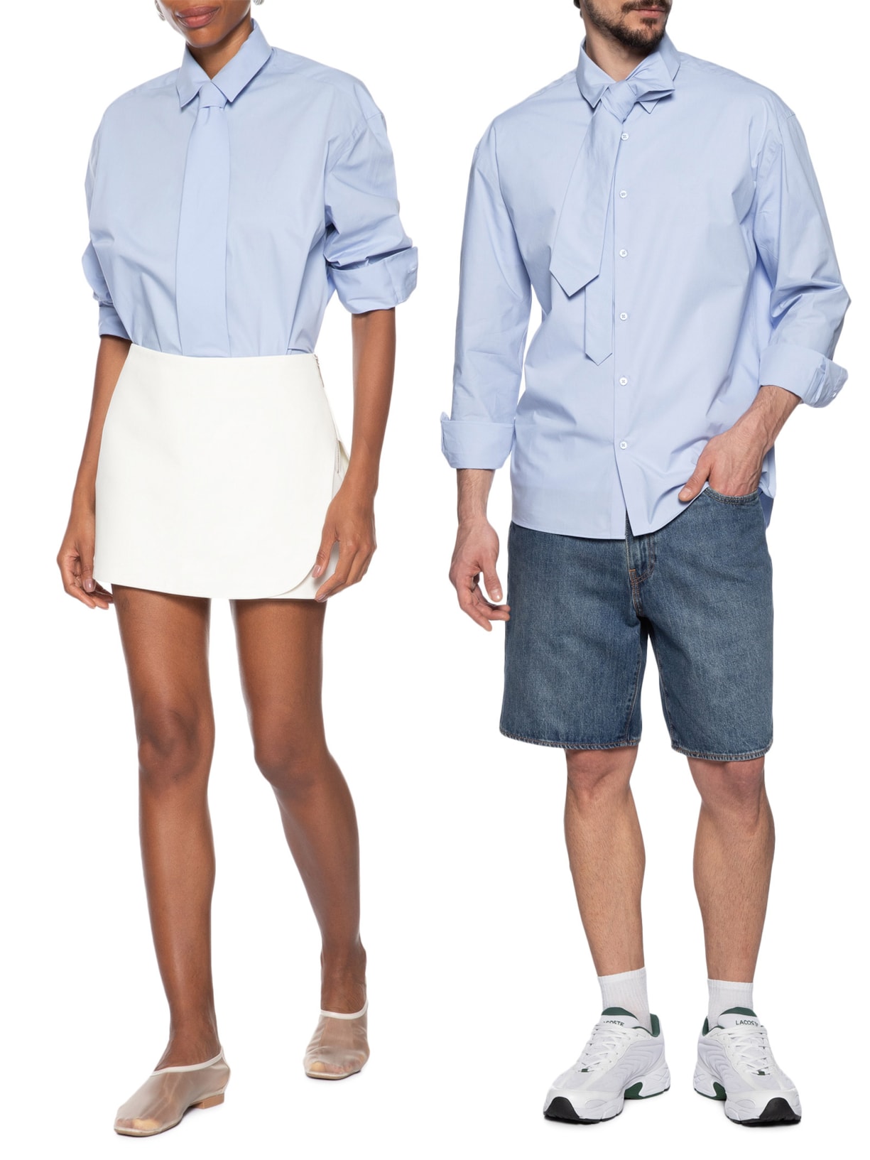 Camisa Unissex Oversized Busan Azul Cohí