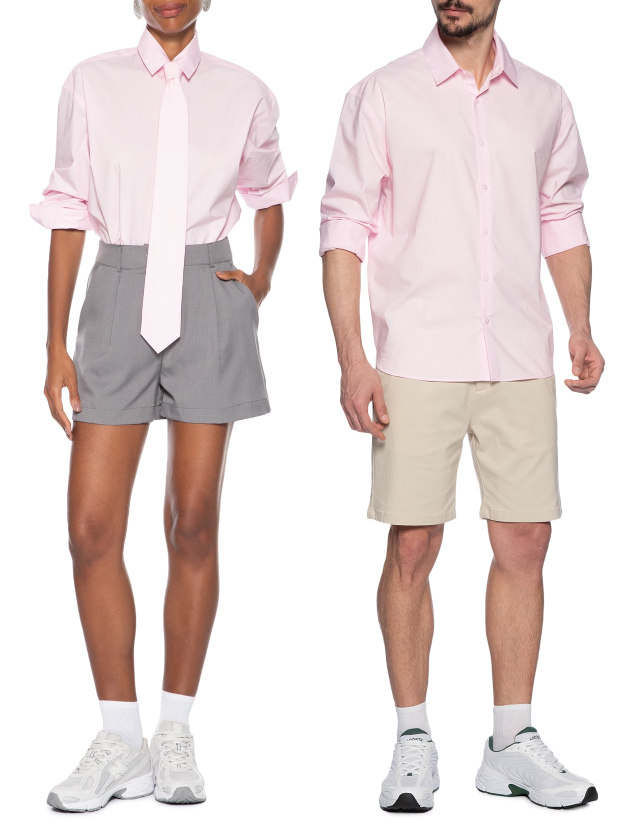 Camisa Unissex Oversized Busan Rosa Cohí