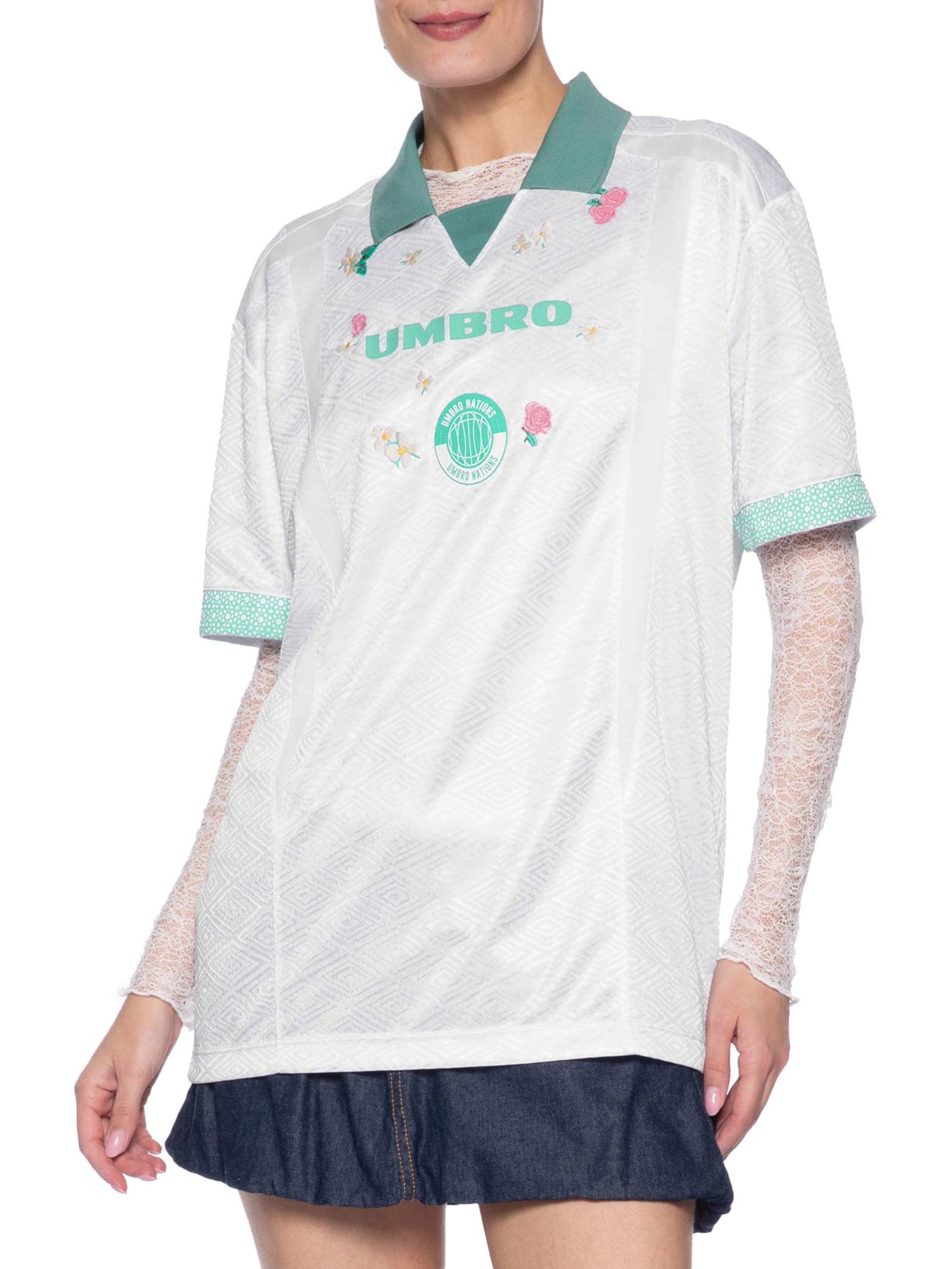 Camisa Unissex Umbro UWN Fleur Du Desert Branco Umbro