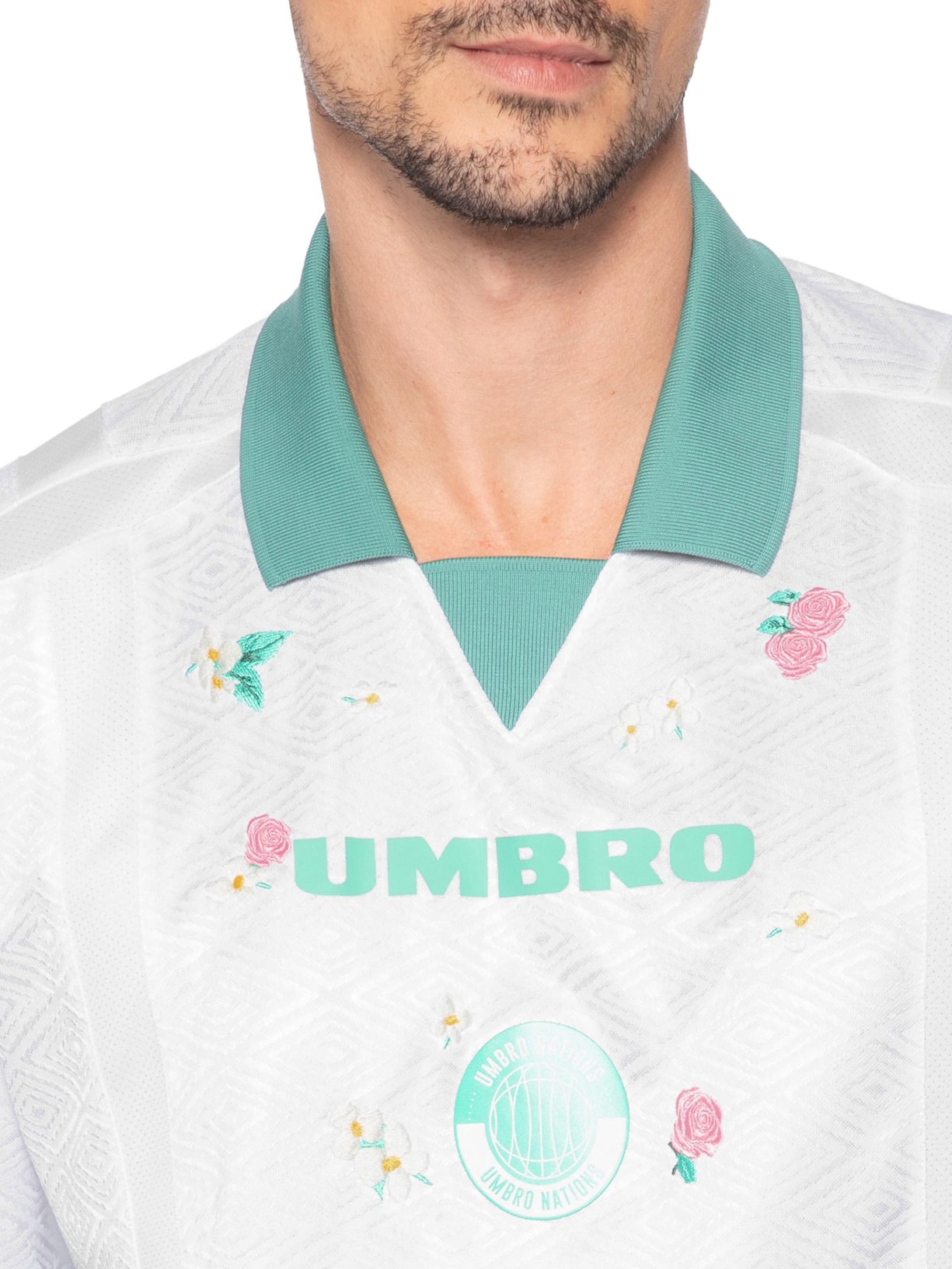 Camisa Unissex Umbro UWN Fleur Du Desert Branco Umbro