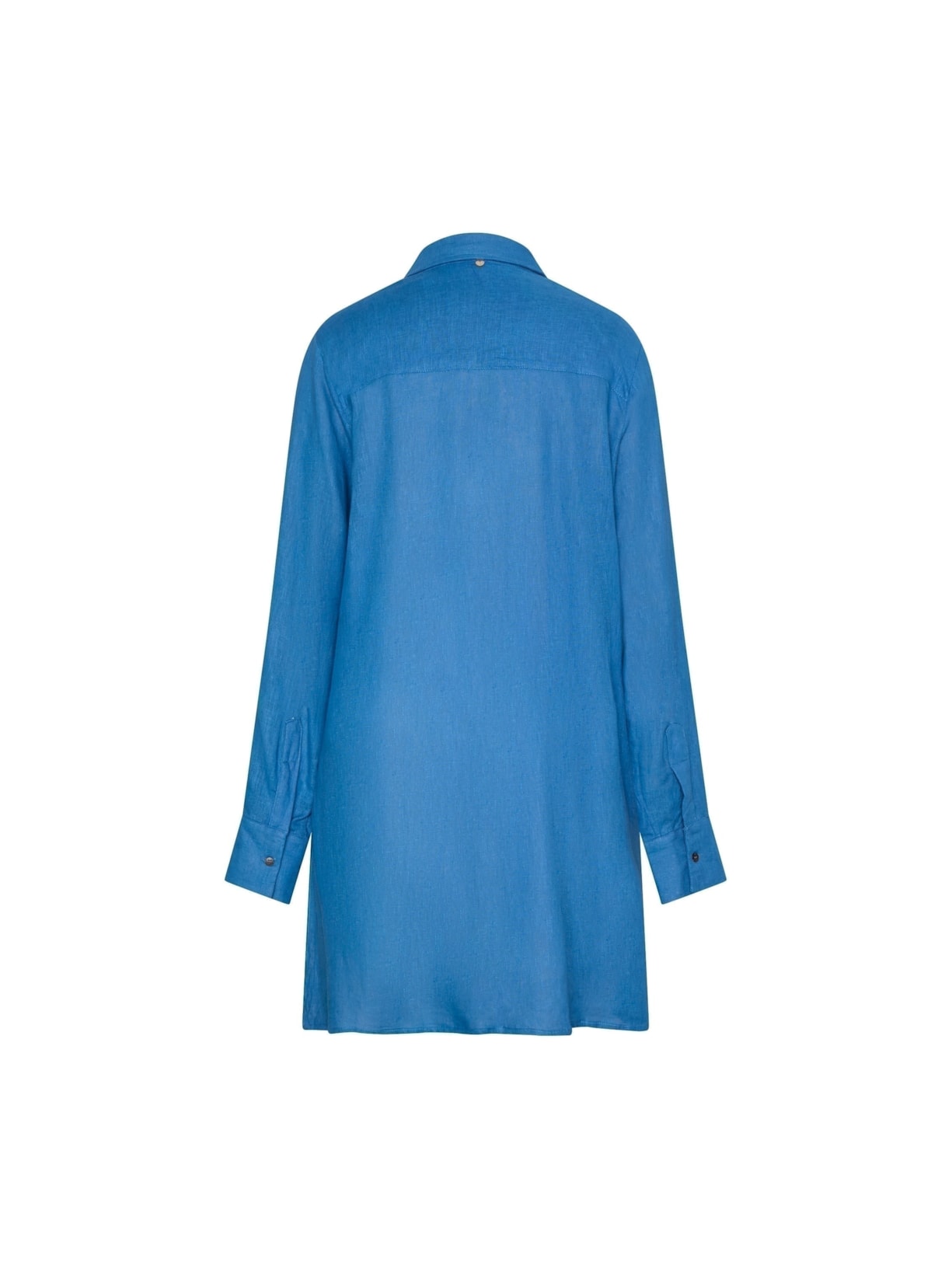 camisão em viscose com linho orla azul Suntime