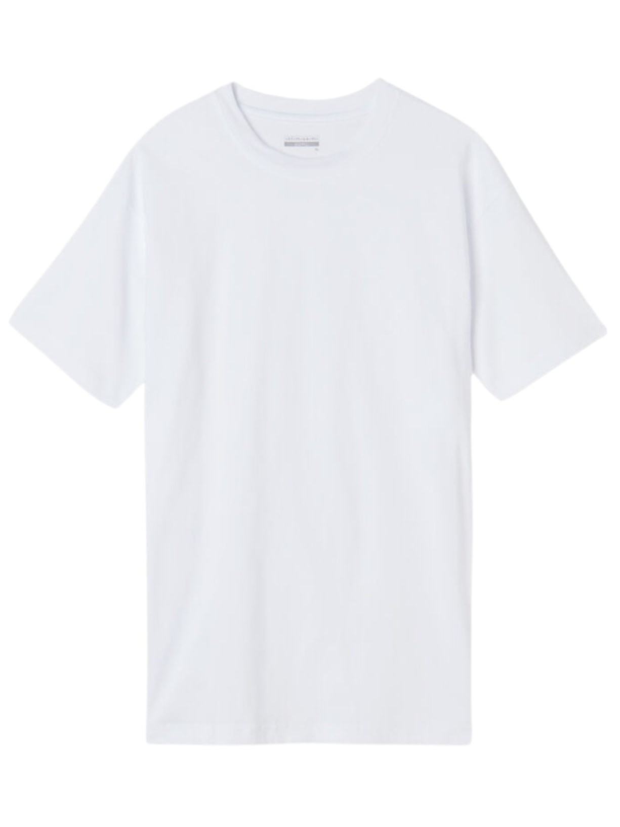 Camiset Muscle Fit Em Algodão - Branco