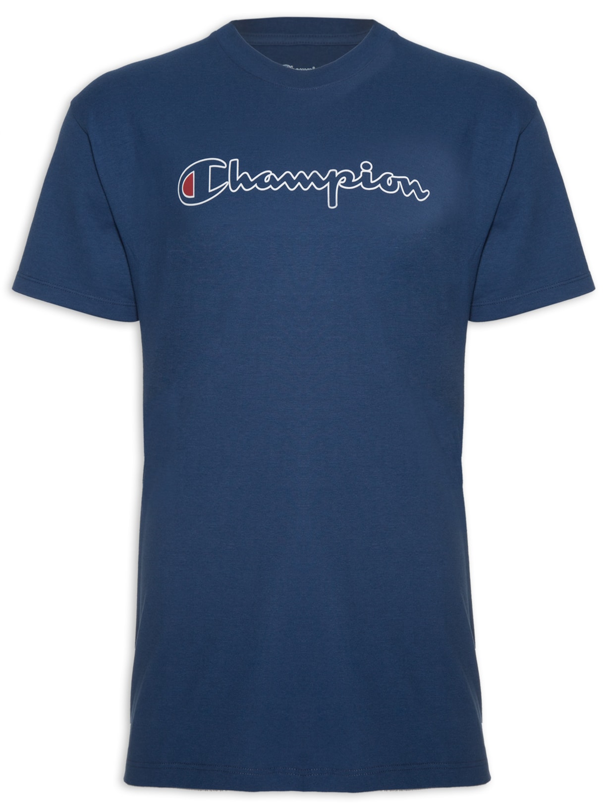 Camiseta Ath Script Logo Contour - Azul