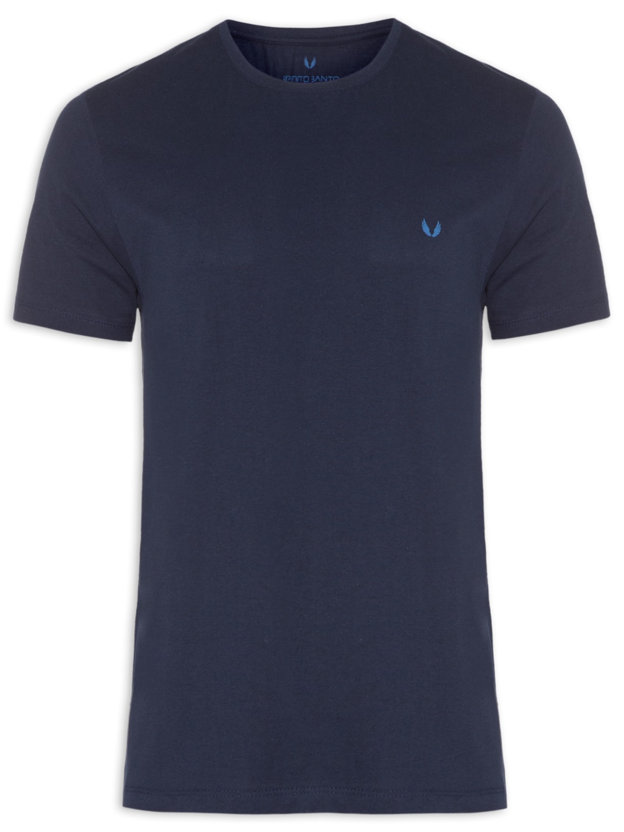 Camiseta Básica Logo - Azul