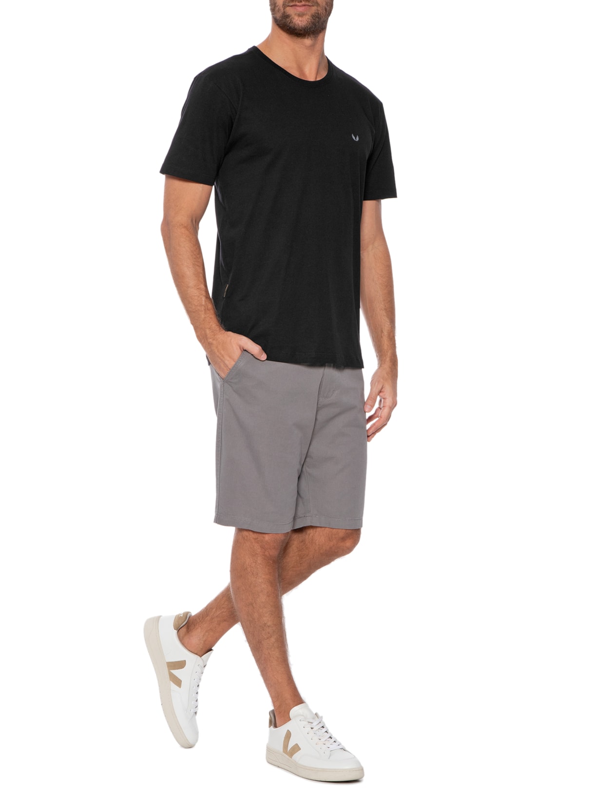 Camiseta Básica Logo Preto Spirito Santo