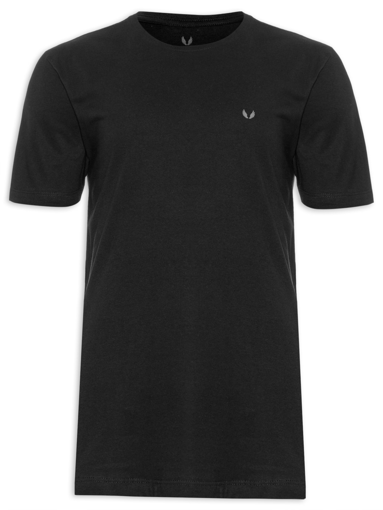 Camiseta Básica Logo - Preto