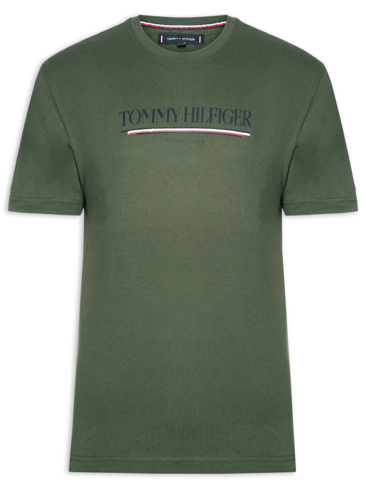 Camiseta Básica Masculina Regular Fit Brand Love Em Algodão - Verde