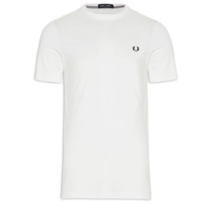 Camiseta Básica Masculina Regular Fit Gola Careca Em Algodão - Branco
