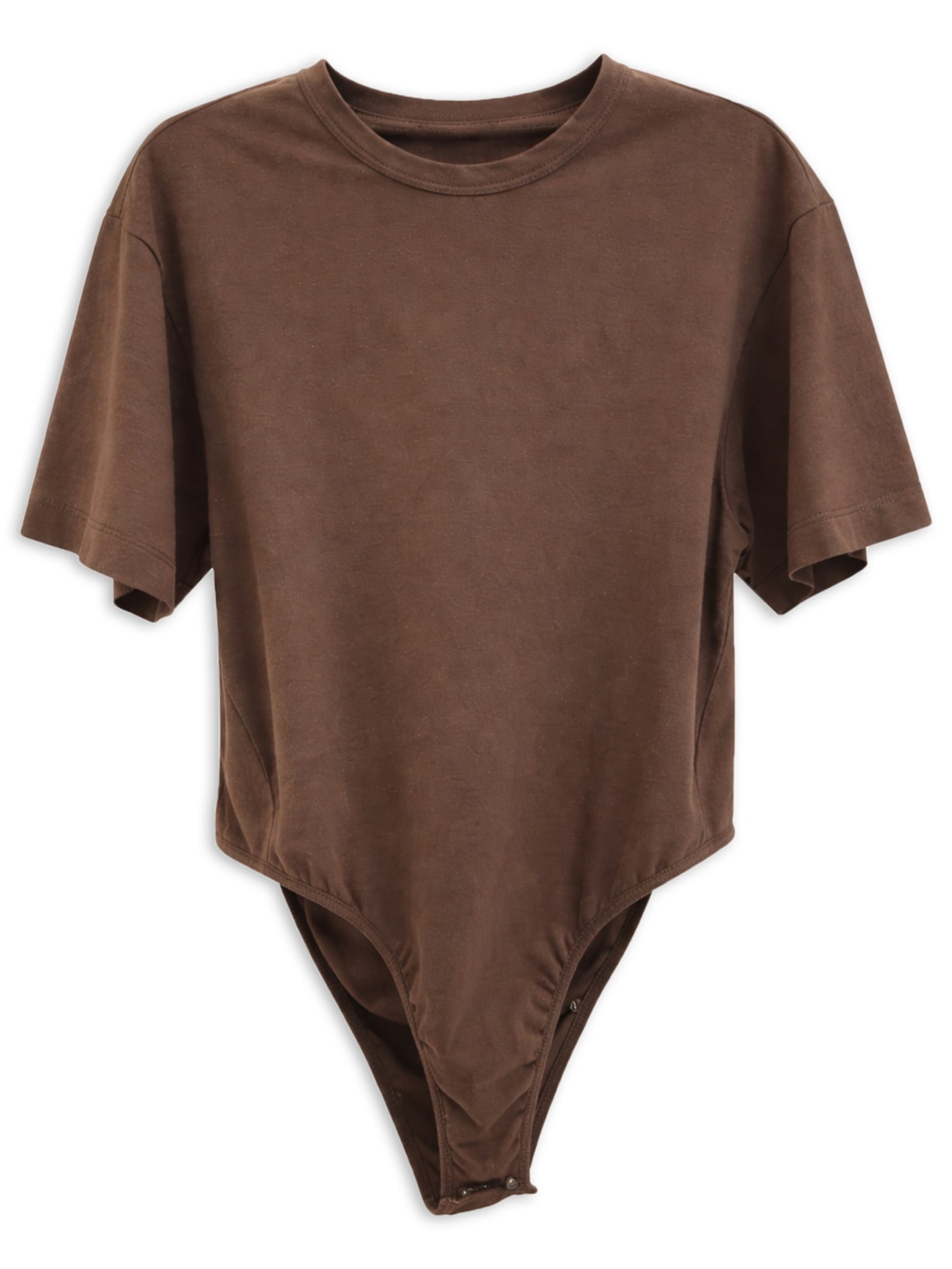 Camiseta Body Feminina I26 - Marrom