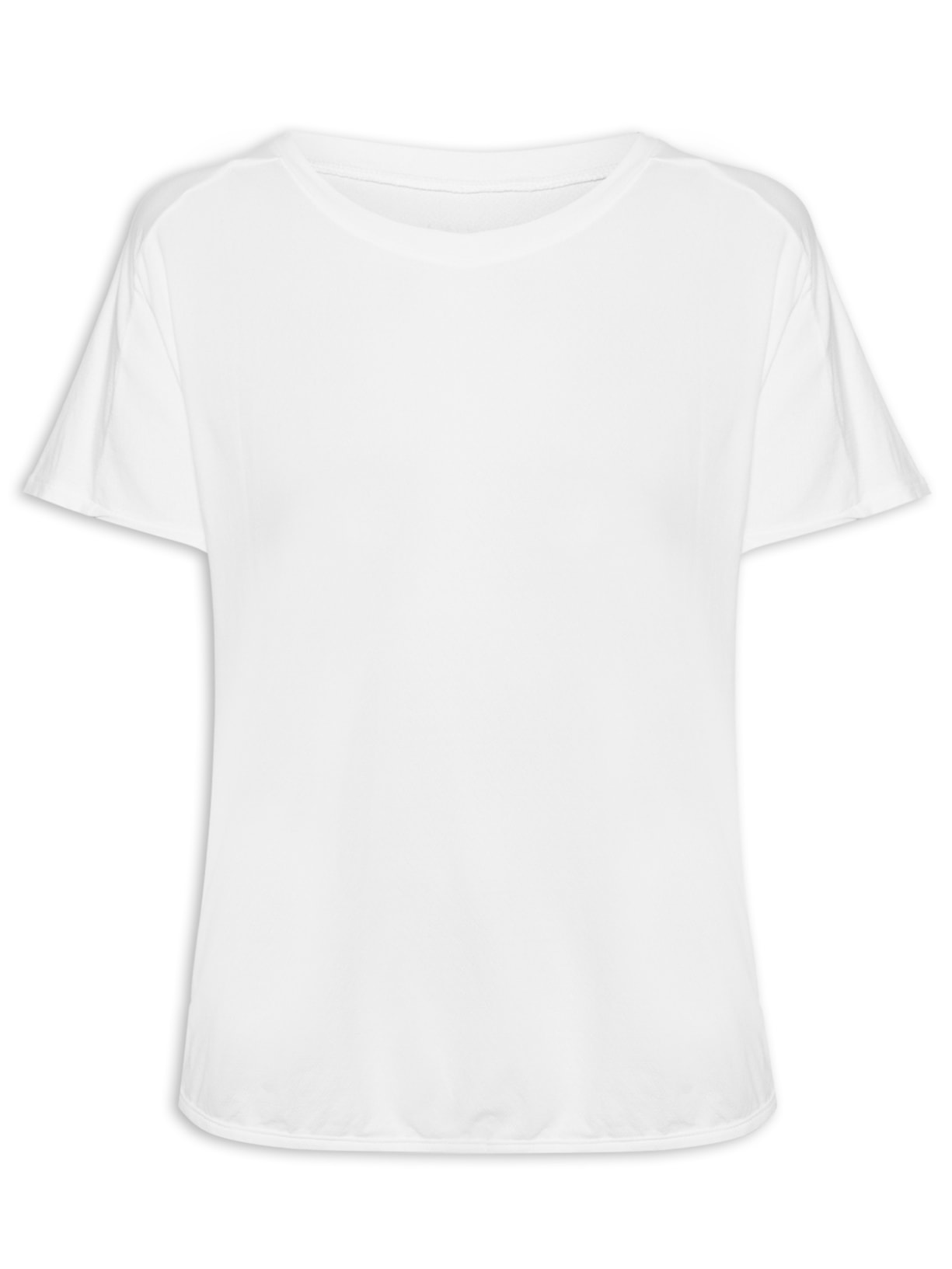 Camiseta Breath Back Comfort Feminina – Branco Live!