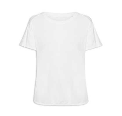 Camiseta Breath Back Comfort Feminina – Branco