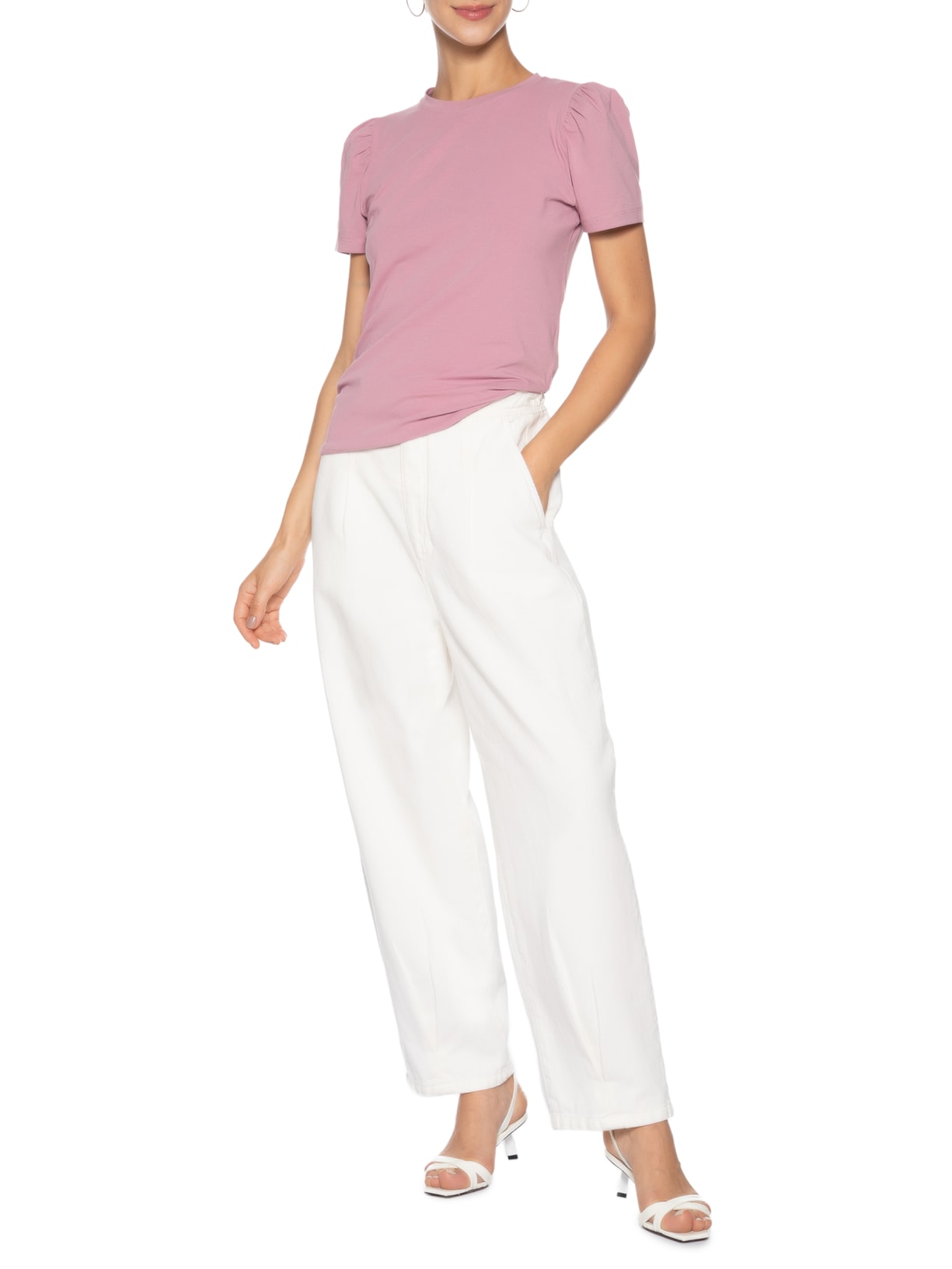 Camiseta Camys New Puff Rosa Camys