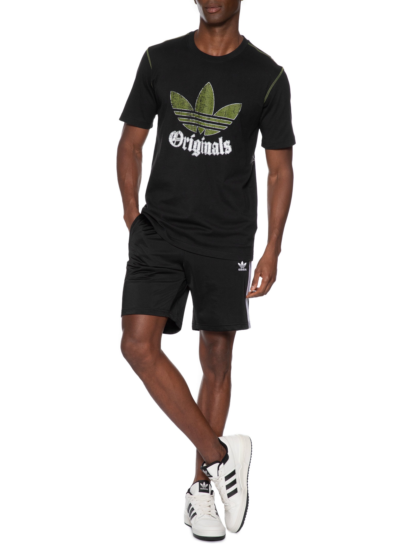 Adidas Originals - Camiseta Crfx - Preto