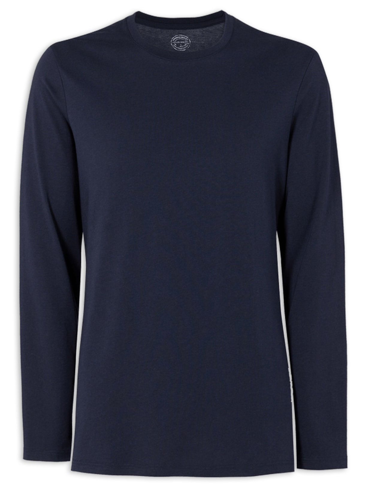 Camiseta De Manga Comprida De Algodão Supima® - Azul