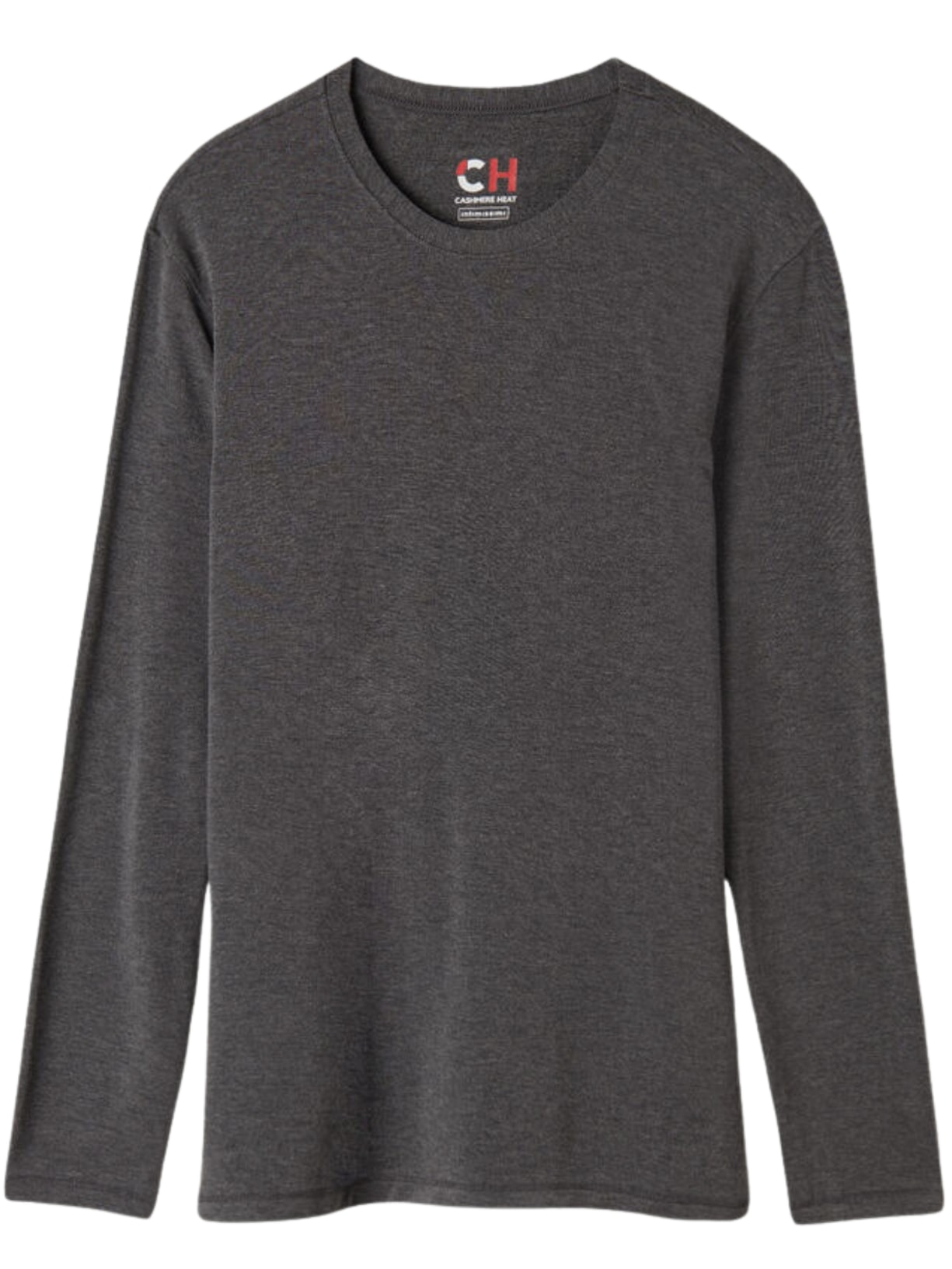 Camiseta De Manga Comprida De Modal Cashmere - Cinza