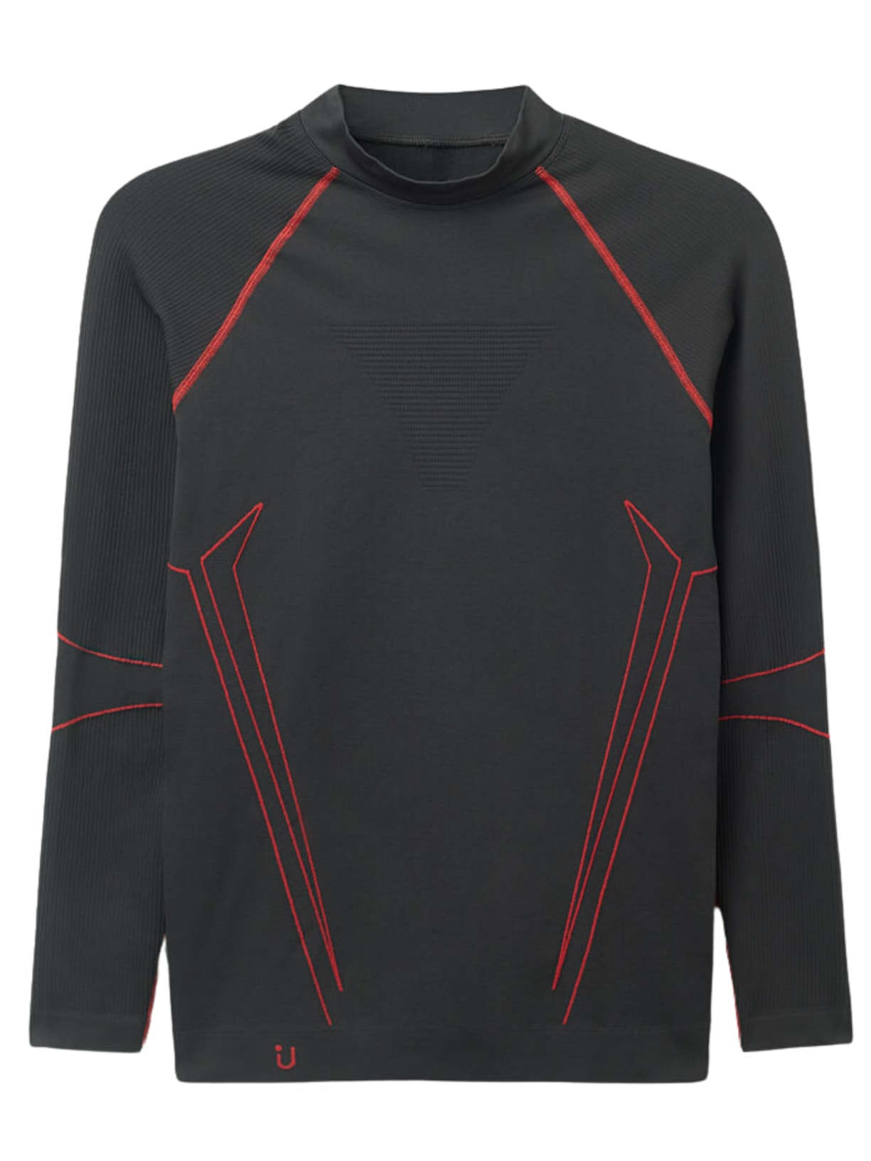 Camiseta De Manga Comprida Esportiva - Cinza