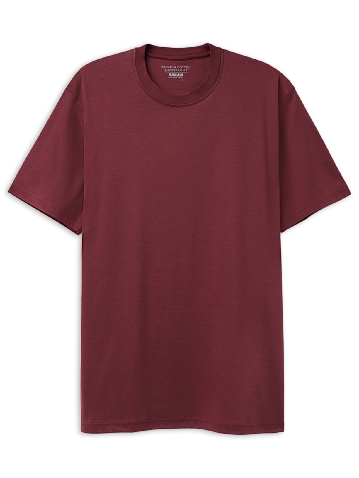 Camiseta De Manga Curta Em Algodão Premium Superlight Marrom Intimissimi