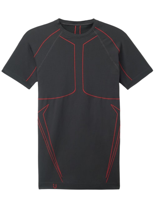 Camiseta De Manga Curta Esportiva - Cinza