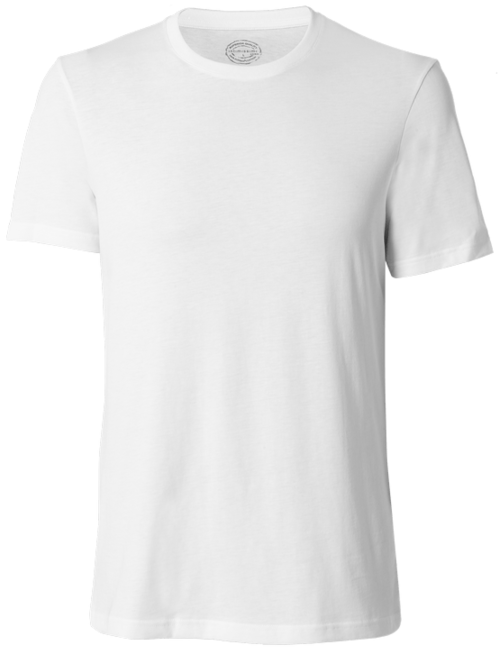 Camiseta De Manga Curta Gola De Algodao Supima® - Branco