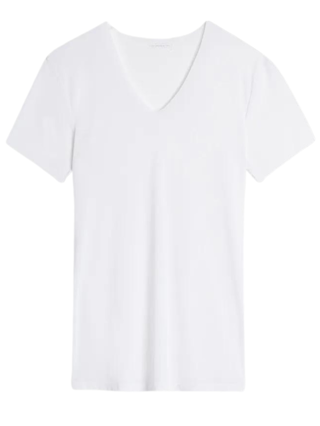 Camiseta De Micro-Rede Corte Vivo - Branco