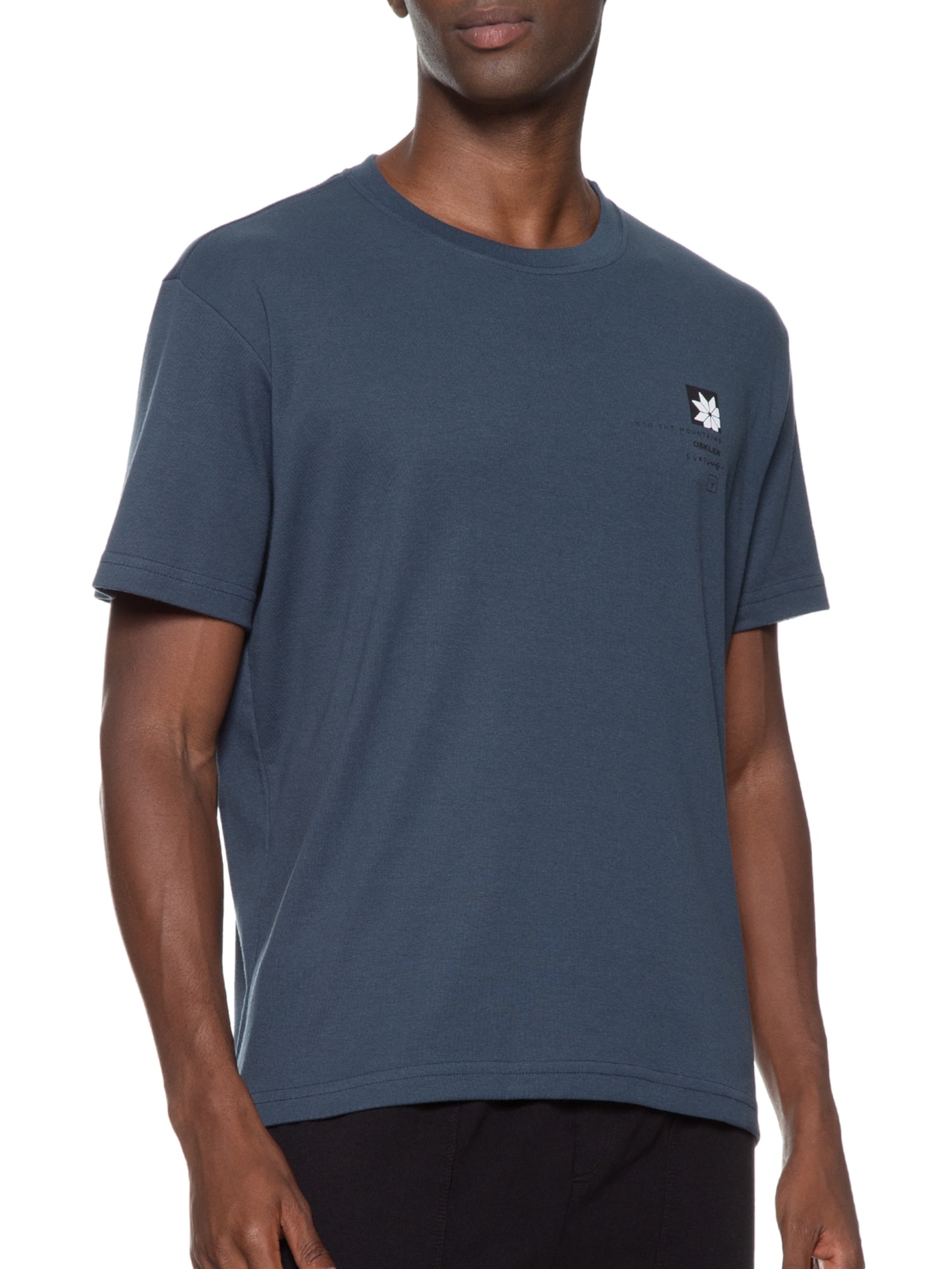 Camiseta Elements Masculina Azul Osklen