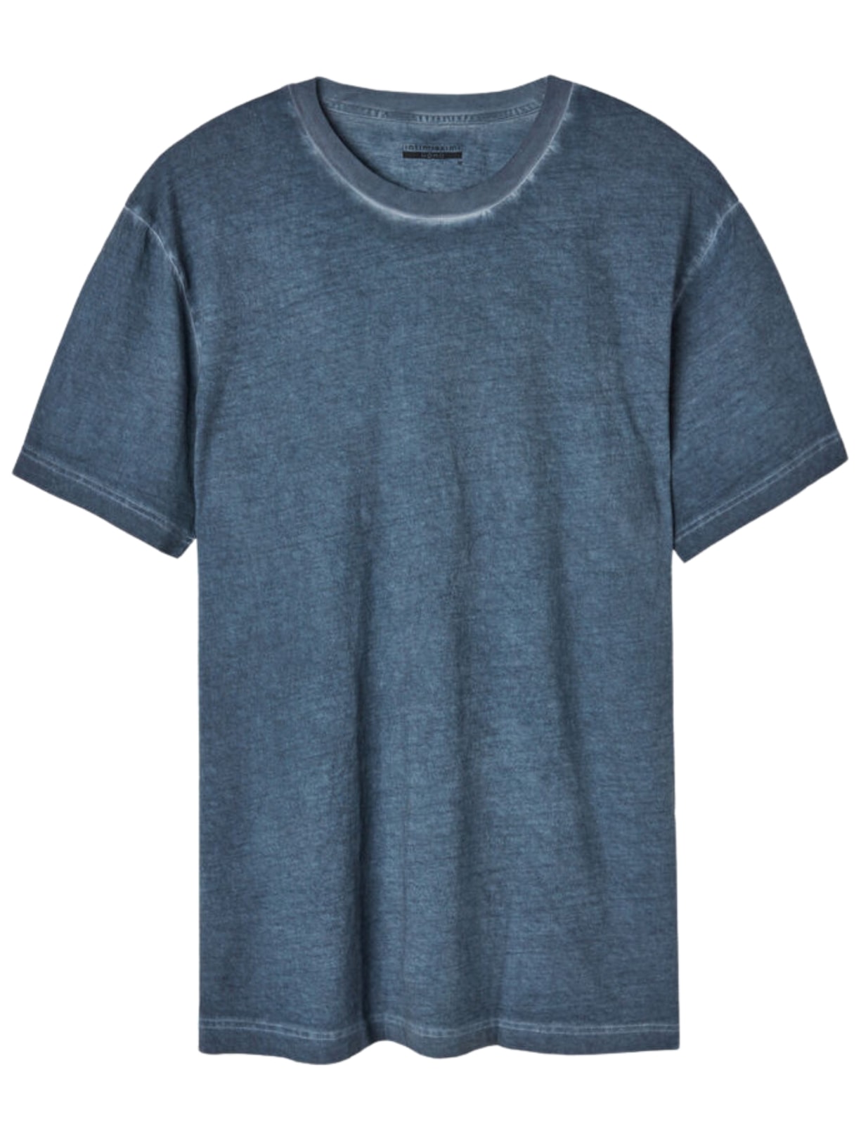 Camiseta Em Algodão Oil Washed Azul Intimissimi