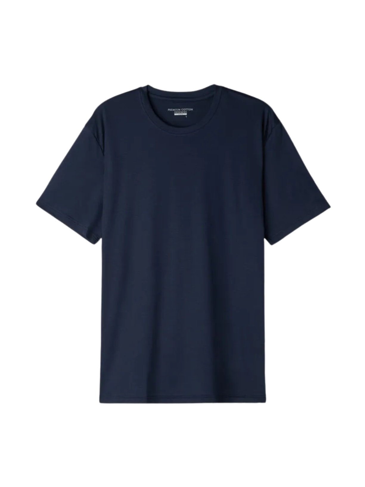 Camiseta Em Algodão Premium - Azul