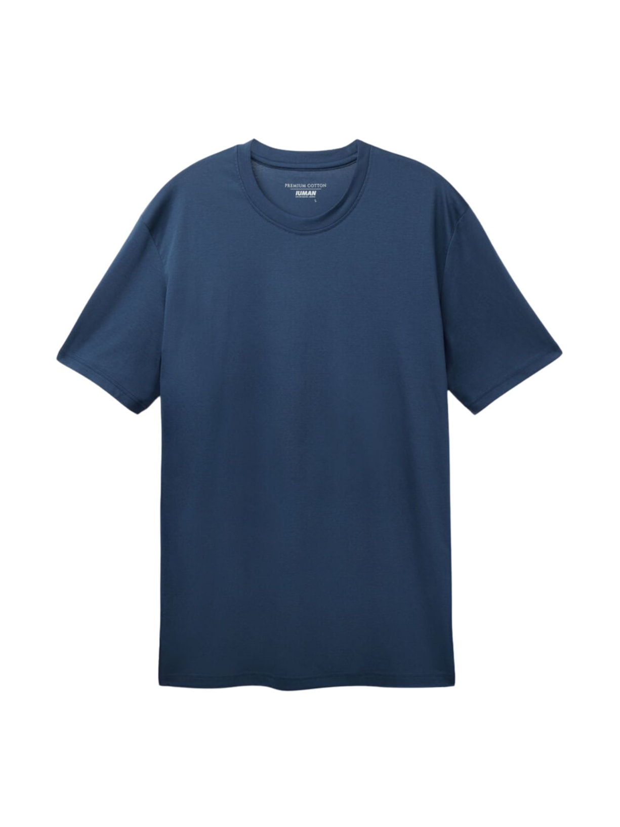 Camiseta Em Algodão Premium - Azul