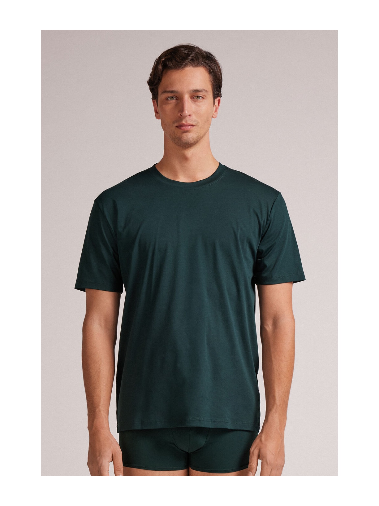 Camiseta Em Algodão Premium Verde Intimissimi