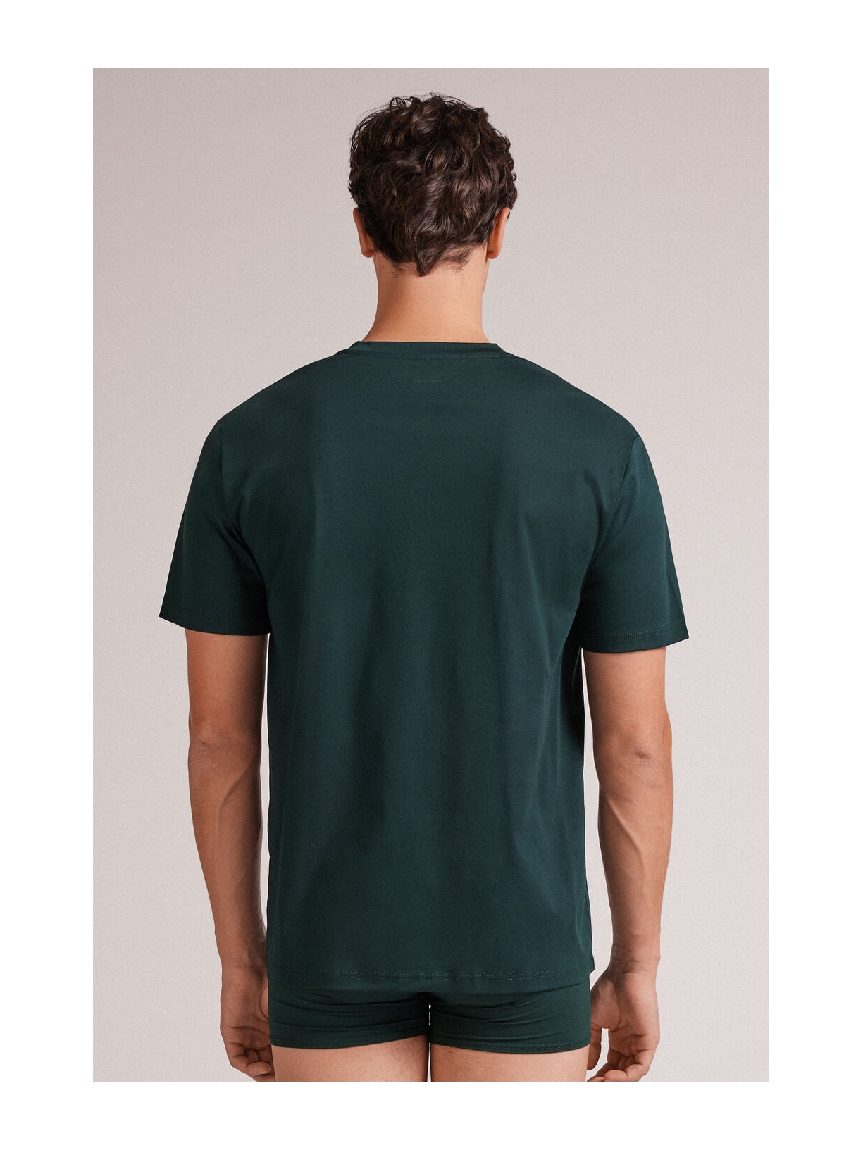 Camiseta Em Algodão Premium Verde Intimissimi