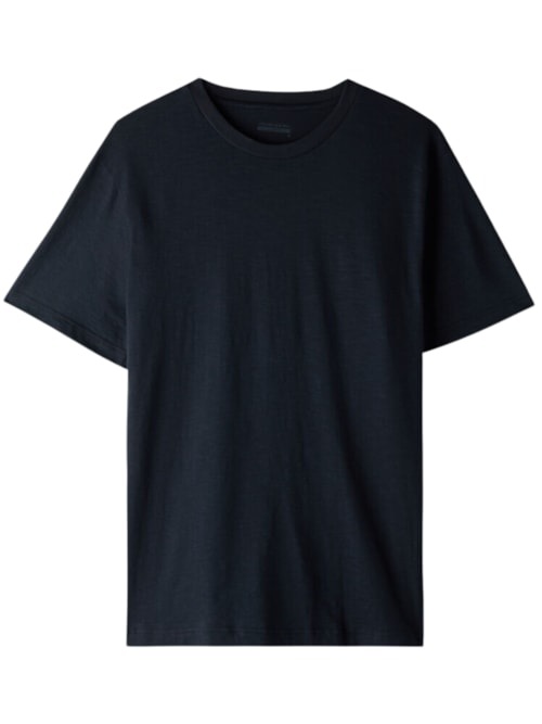 Camiseta Em Algodão Slub - Azul