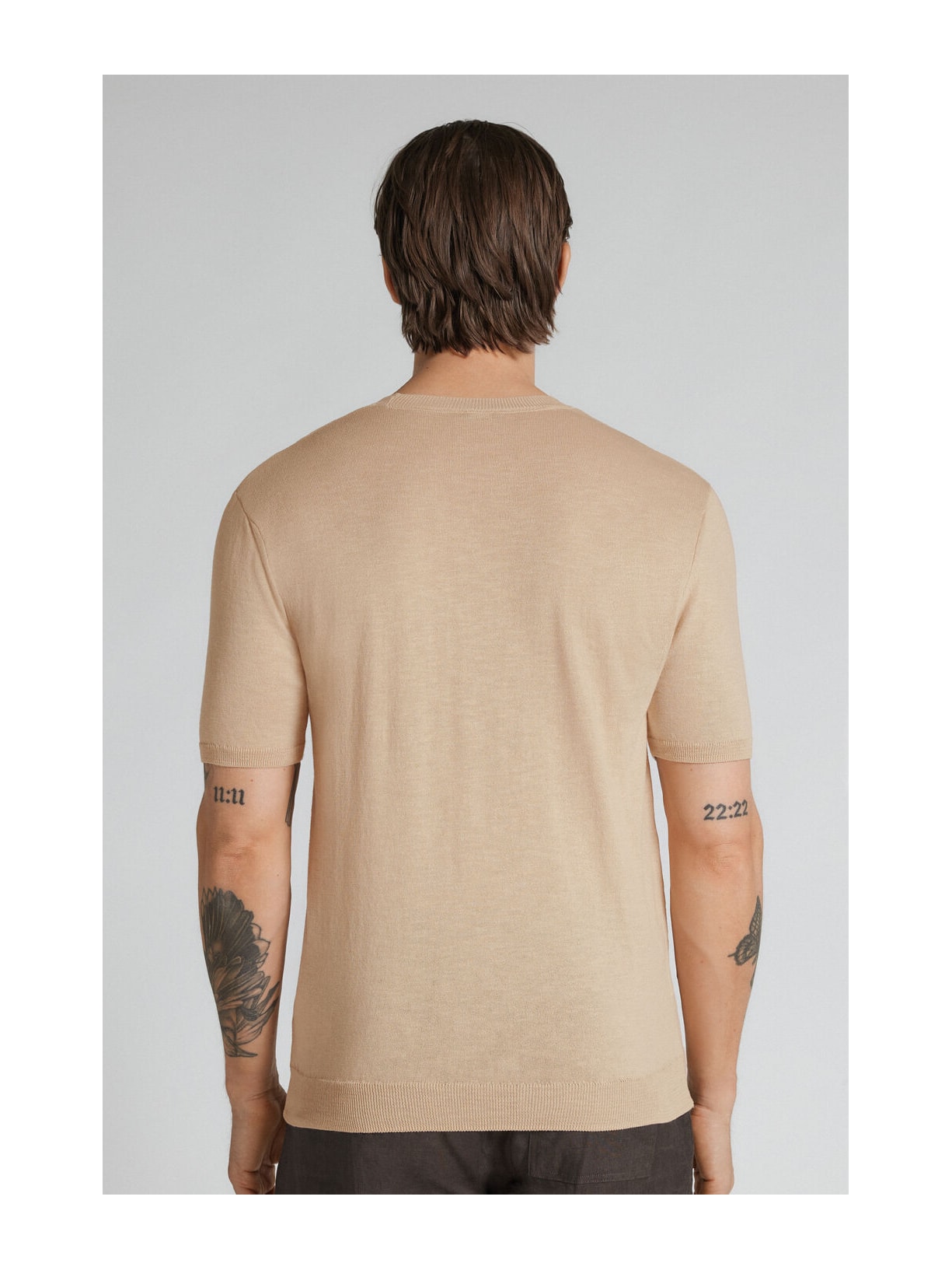 Camiseta Em Algodão Slub Bege Intimissimi