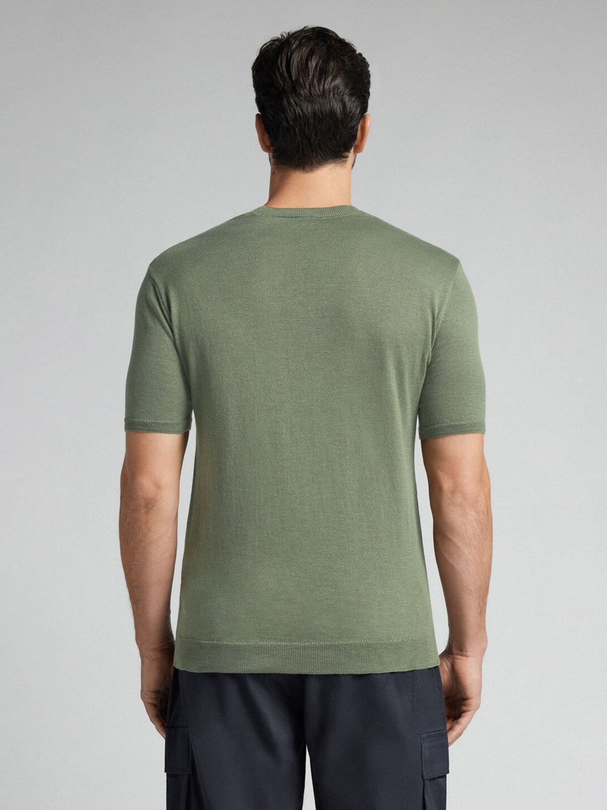 Camiseta Em Algodão Slub Verde Intimissimi