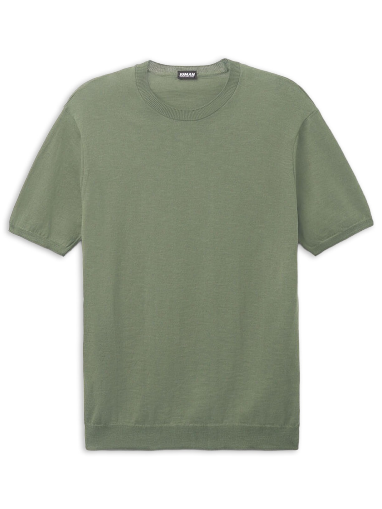 Camiseta Em Algodão Slub Verde Intimissimi