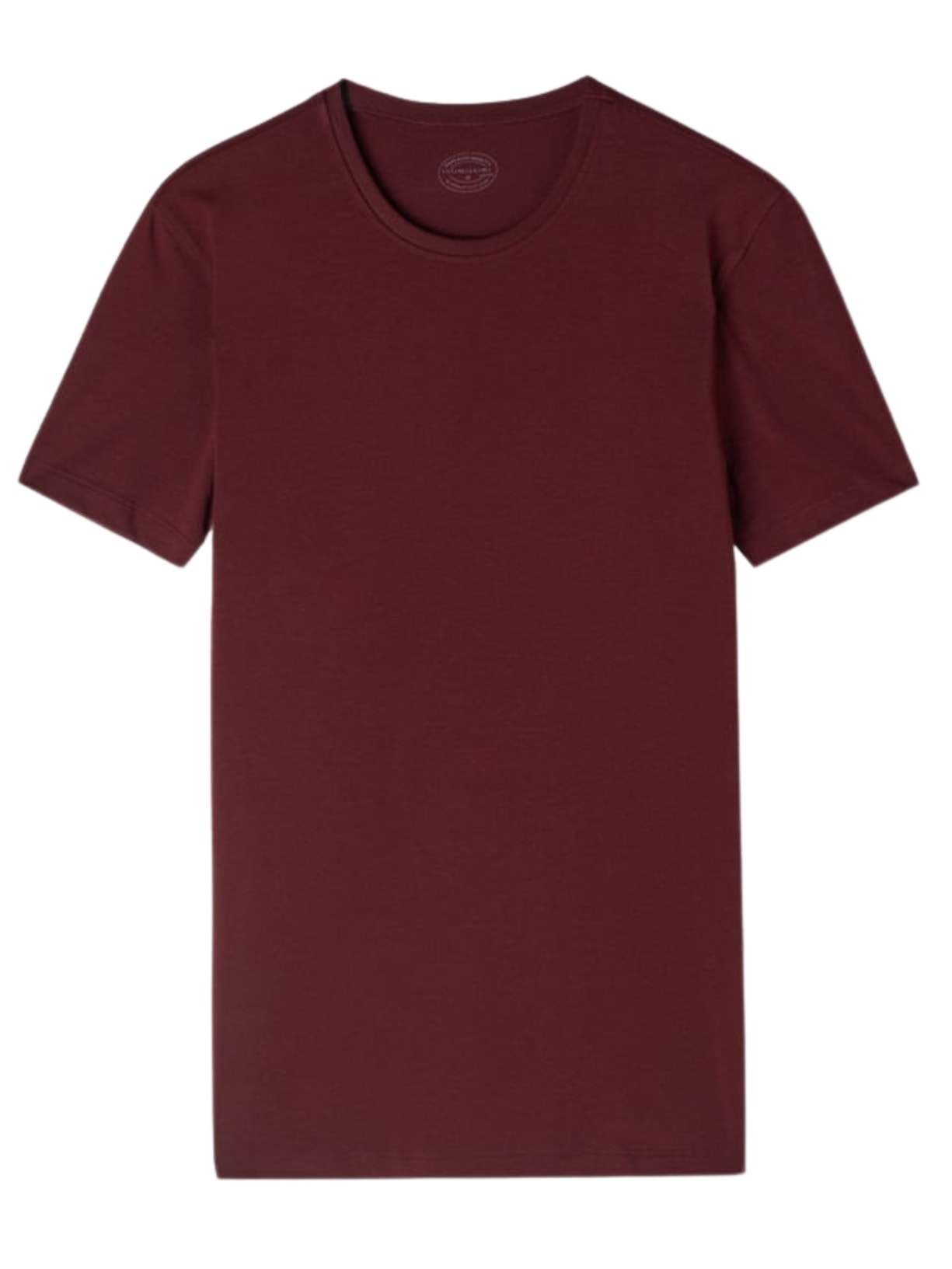 Camiseta Em Algodão Supima Elástico - Vermelho