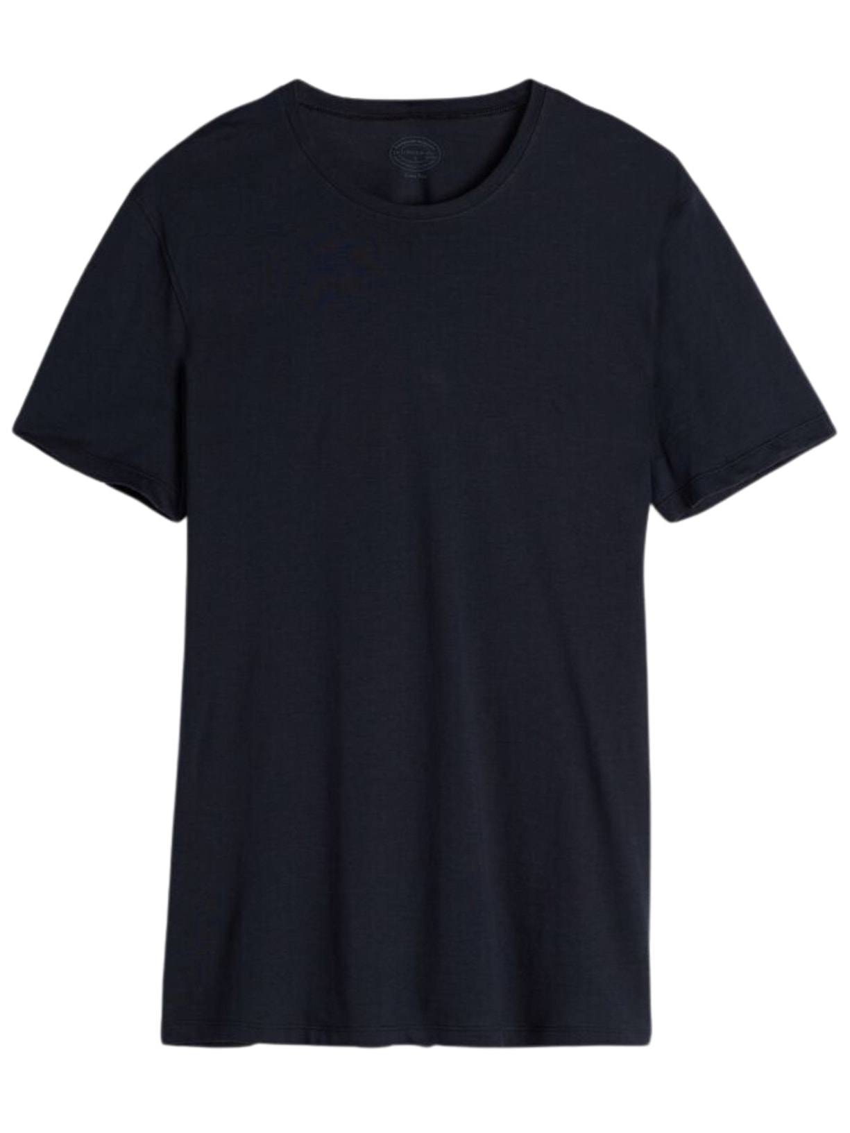 Camiseta Em Algodão Supima Extrafino Manga Curta - Azul