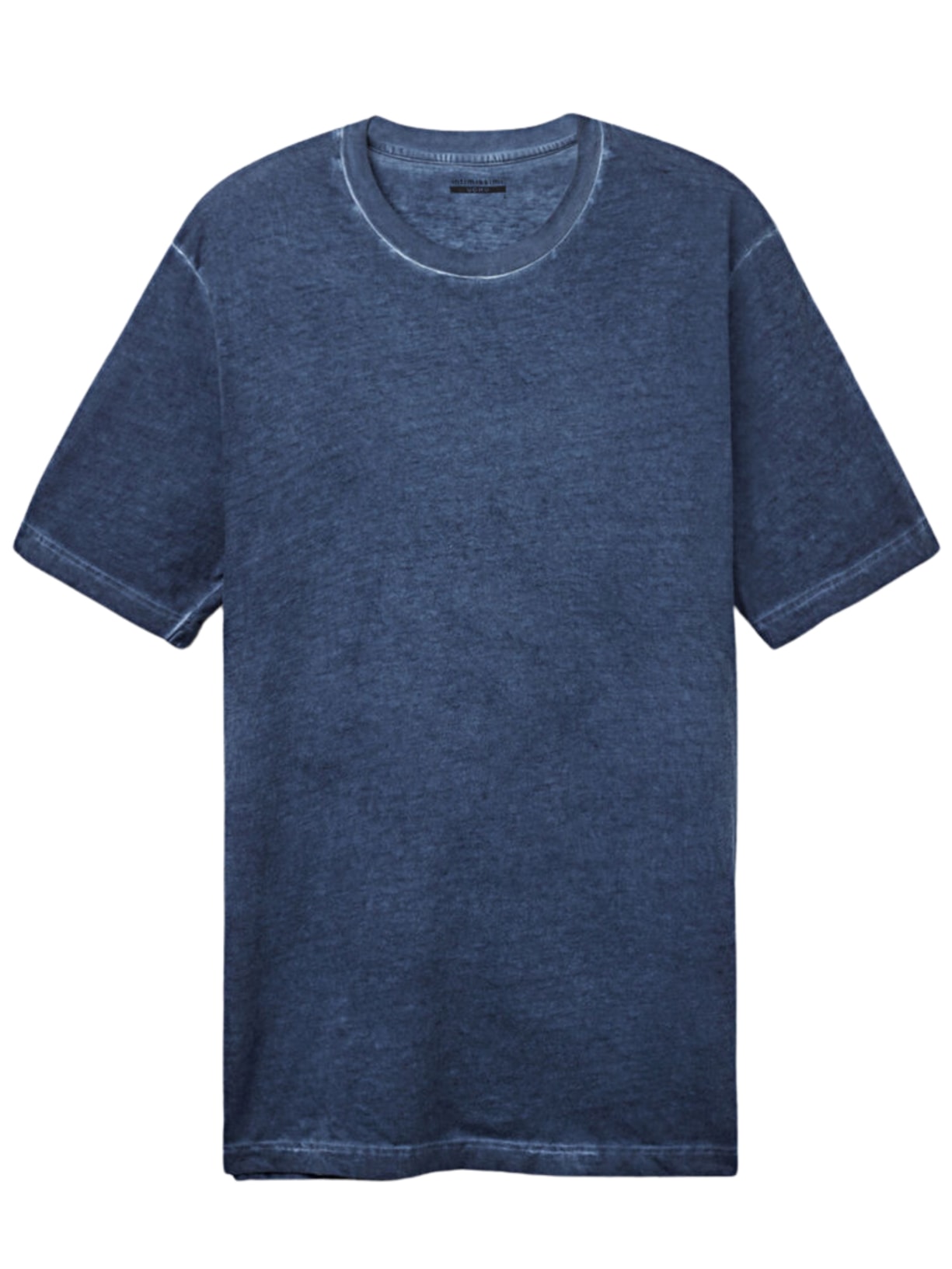 Camiseta Em Algodão Washed Collection - Azul