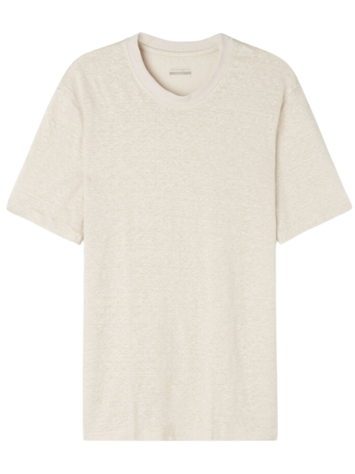 Camiseta Em Linho - Bege