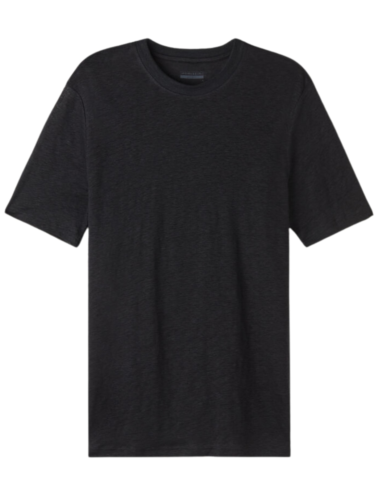 Camiseta Em Linho - Preto