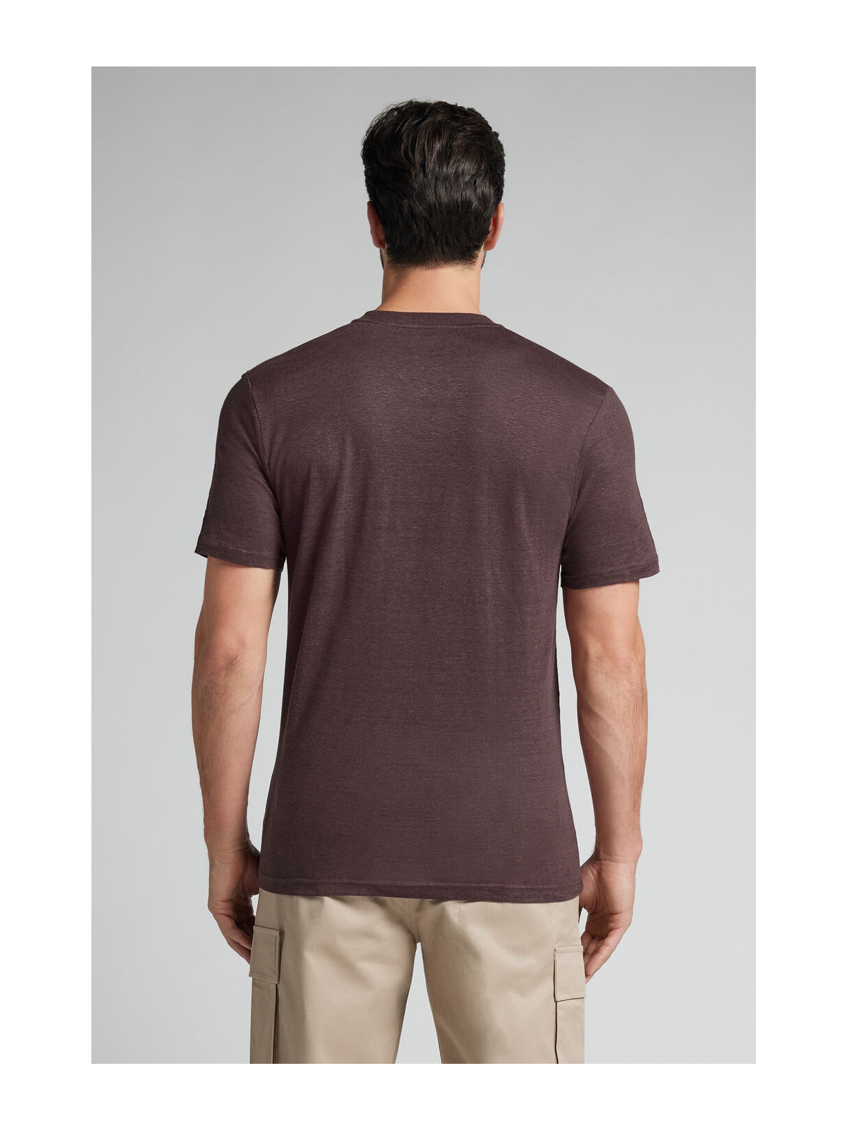 Camiseta Em Linho Roxo Intimissimi